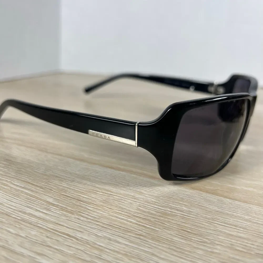 Prada SPR24G 1AB-1A1 Sunglasses Polished Black 62-14-125 Italy